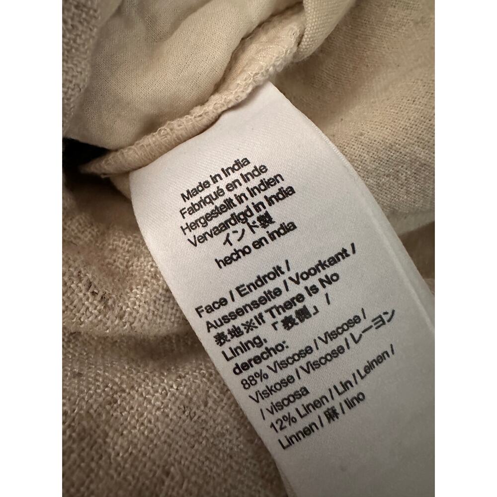Madewell Vicose & Linen Blend Romper, size Small - Picture 6 of 6